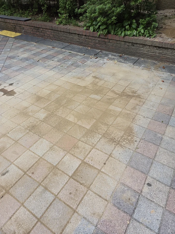 보도블럭침하