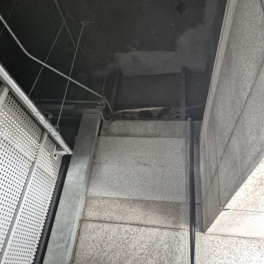 계단,바닥대리석 하자 부분보수