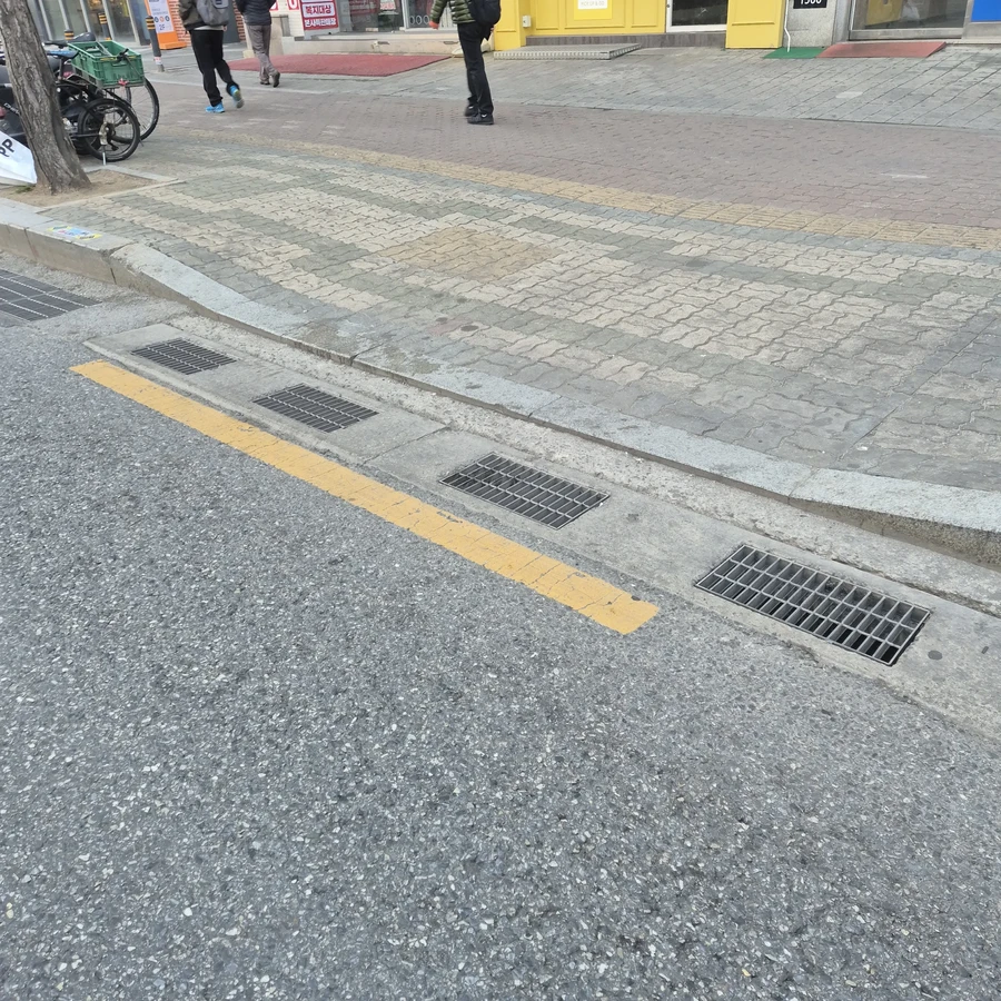 보도블럭 차량진출입로 설치및 원상복구