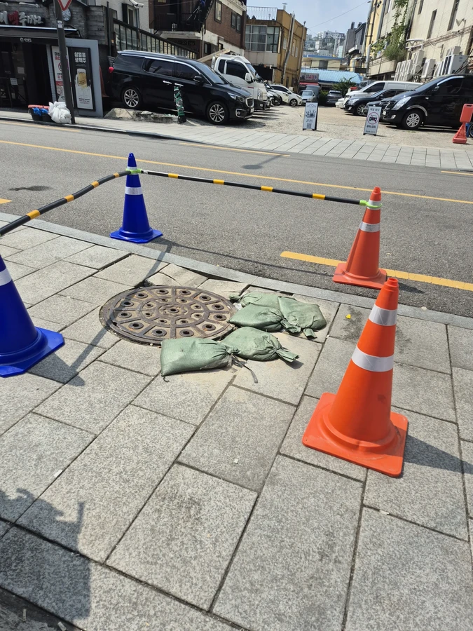 계단,바닥대리석 하자 부분보수