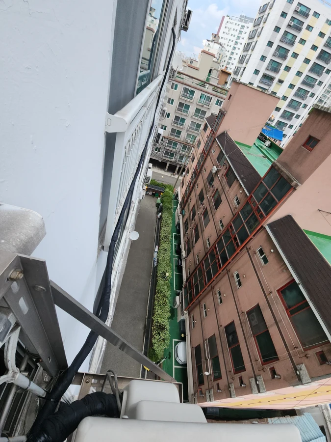 외벽보수 (로프공외벽코킹, 에어컨배관테이핑, 외벽대리석)
