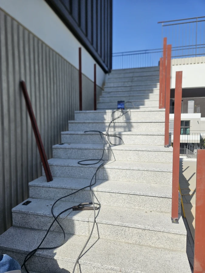 계단,핸들레일 수리