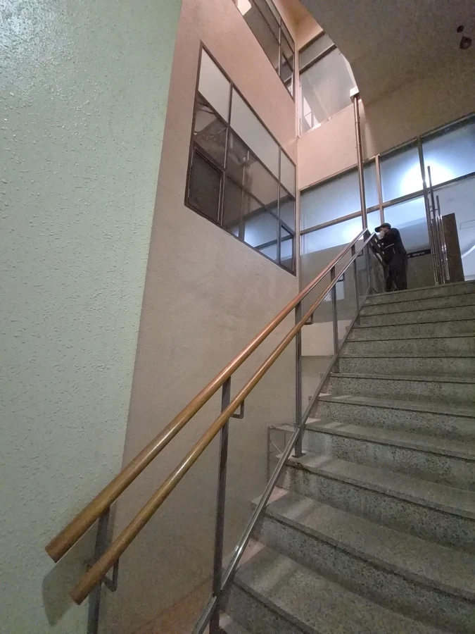 계단안전그물망설치