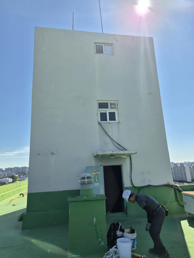 안전수직사다리설치