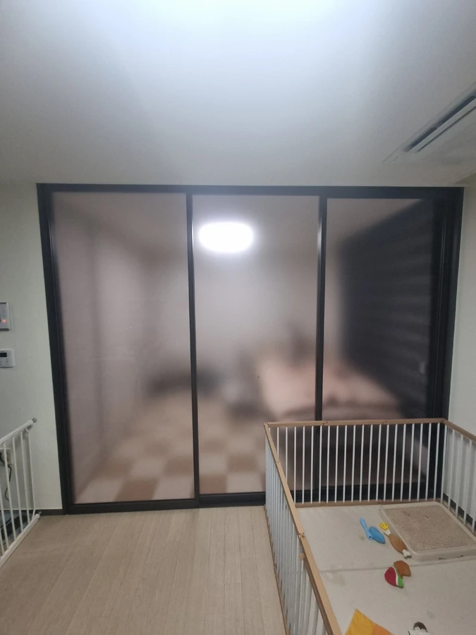 샷시중문슬라이딩도어수리