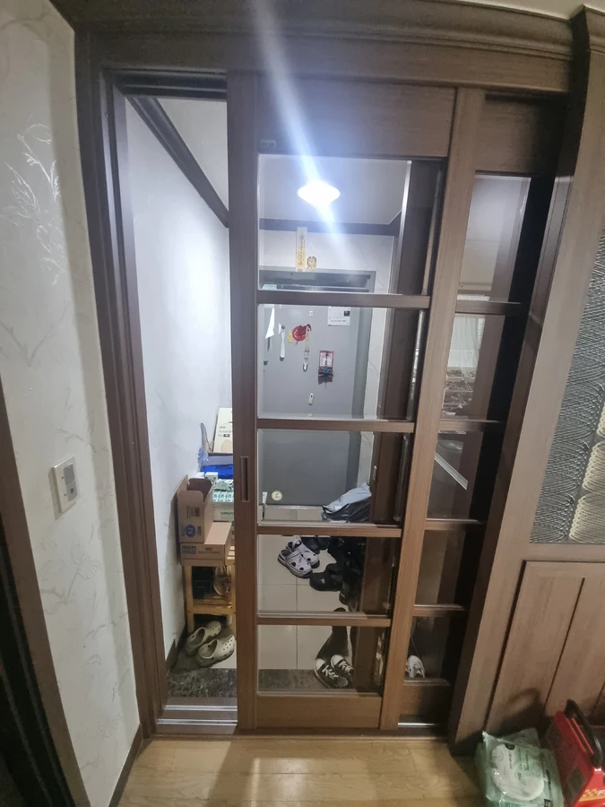 샷시중문슬라이딩도어수리
