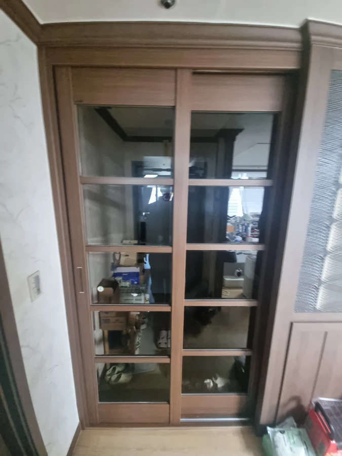샷시중문슬라이딩도어수리