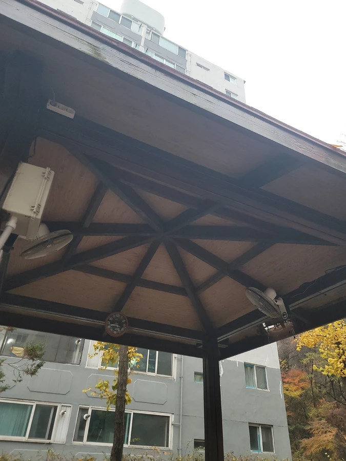 파고라지붕수리