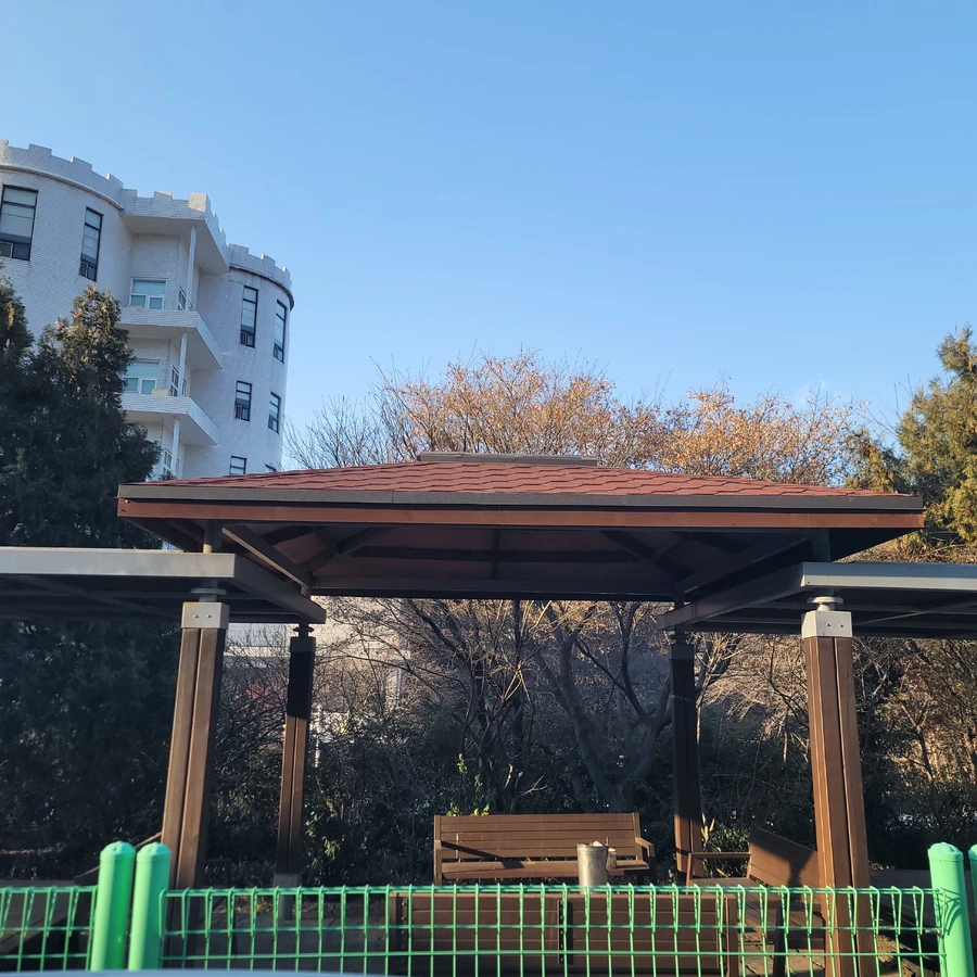 파고라지붕수리