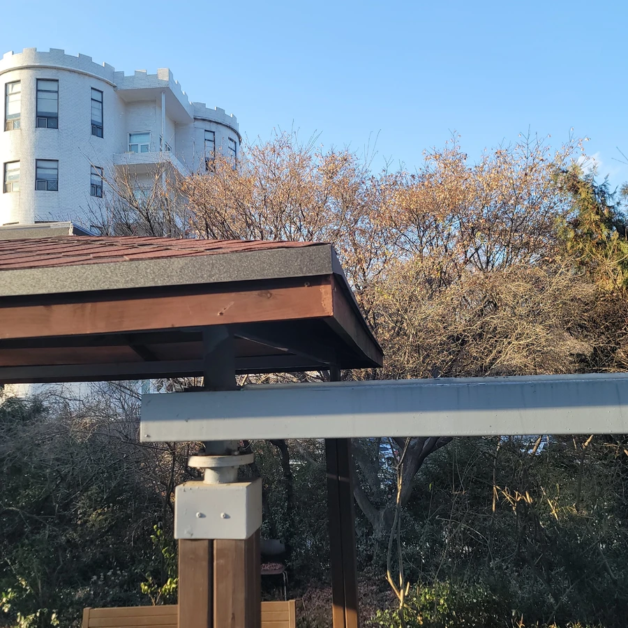 파고라지붕수리