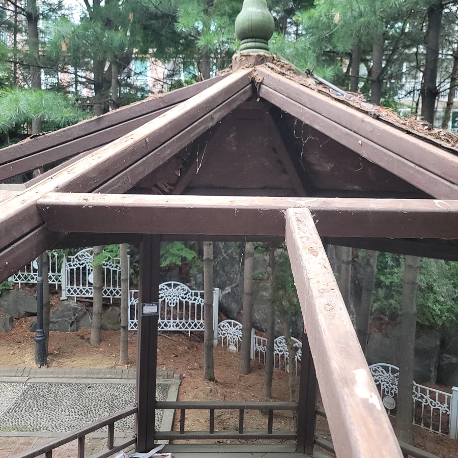 파고라지붕수리