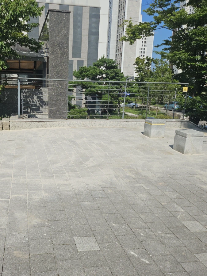 보도블럭침하