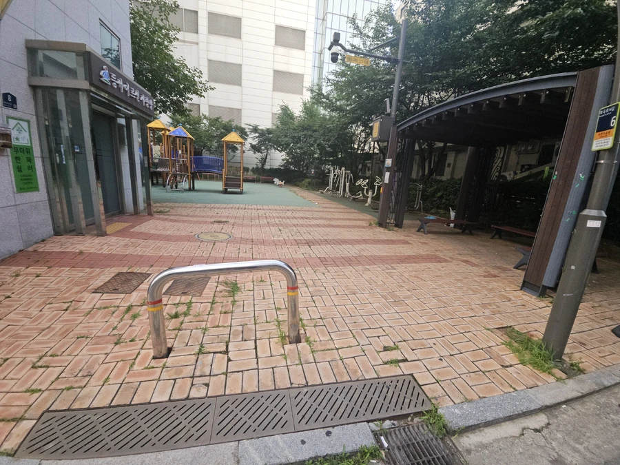보도블럭침하