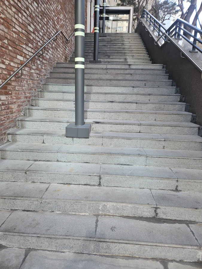 수원 광교 계단 화강석버너구이 ②