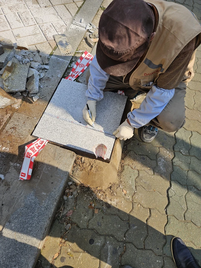 대리석 계단 하자보수
