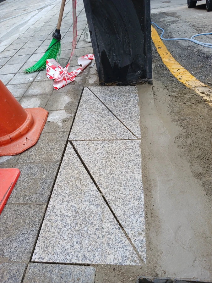 대리석 계단 하자보수