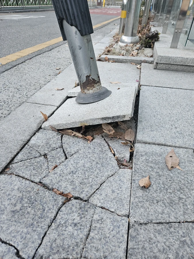 대리석 계단 하자보수