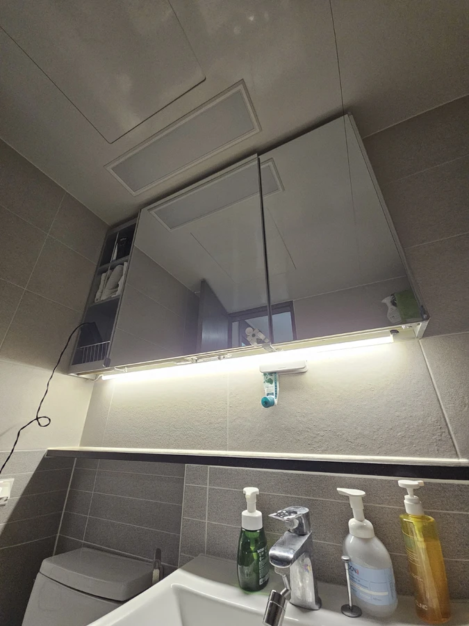 간접조명 AS 수리 후 — 인천 검단 신도시 / 화장실 센서조명