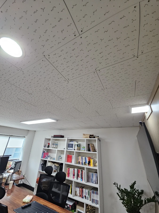 LED 간접조명 교체 후 — 강남사무실 / 낡고 오래된 형광등 / LED 전문 설치