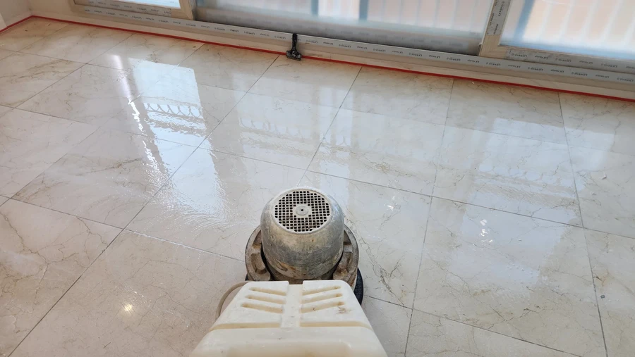 거실대리석광택