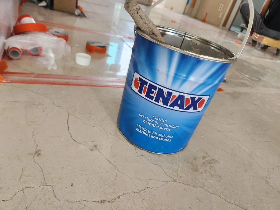 거실대리석광택