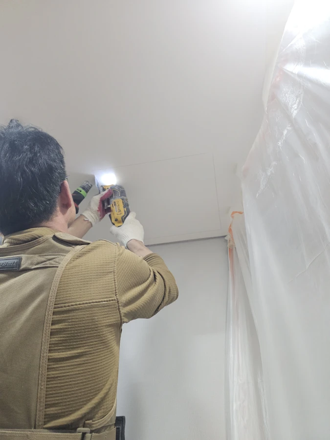 천장점검구 시공 현장 5