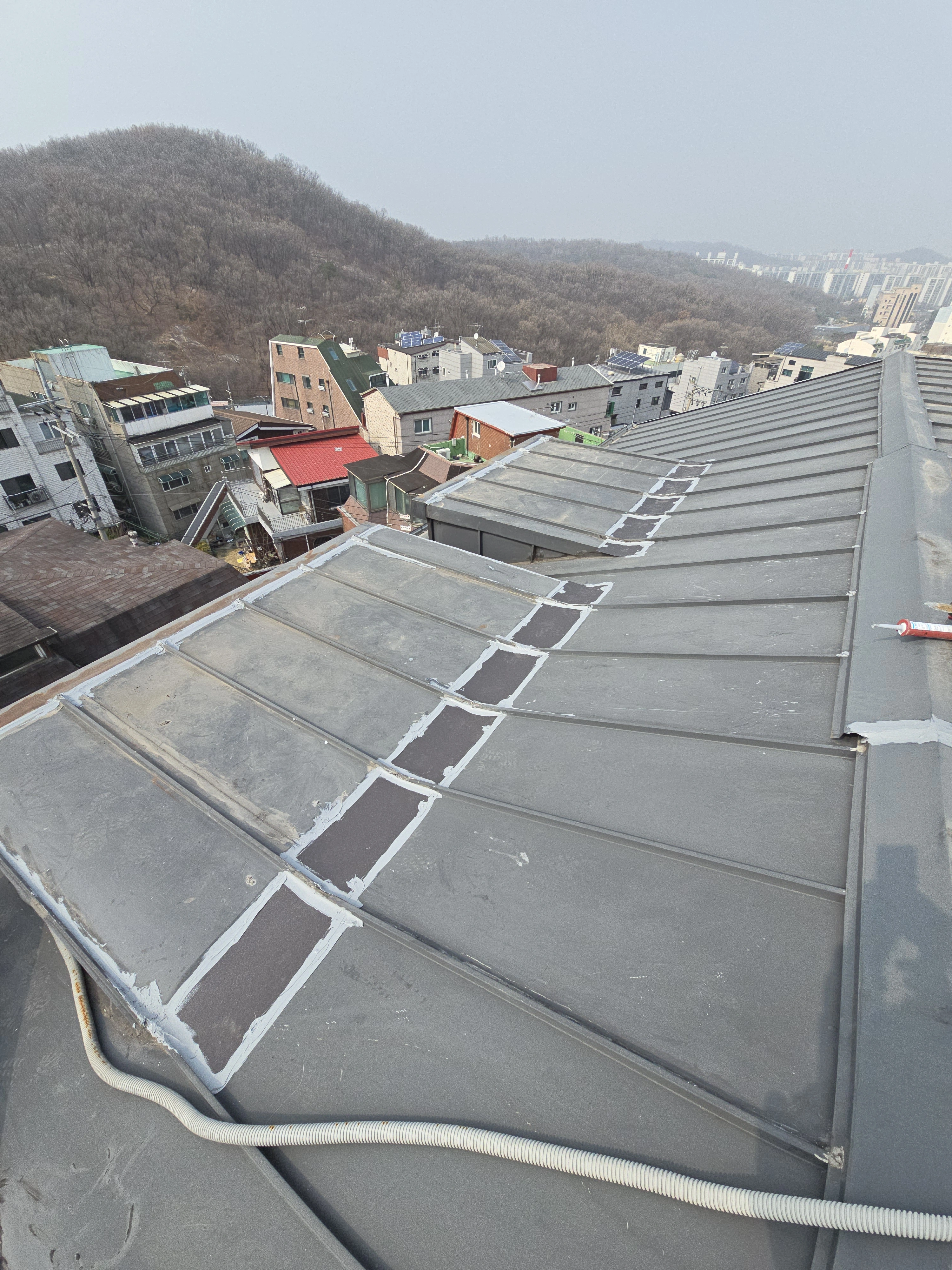 종로구 외벽 누수보수 시공 완료 — 방수 보강 후