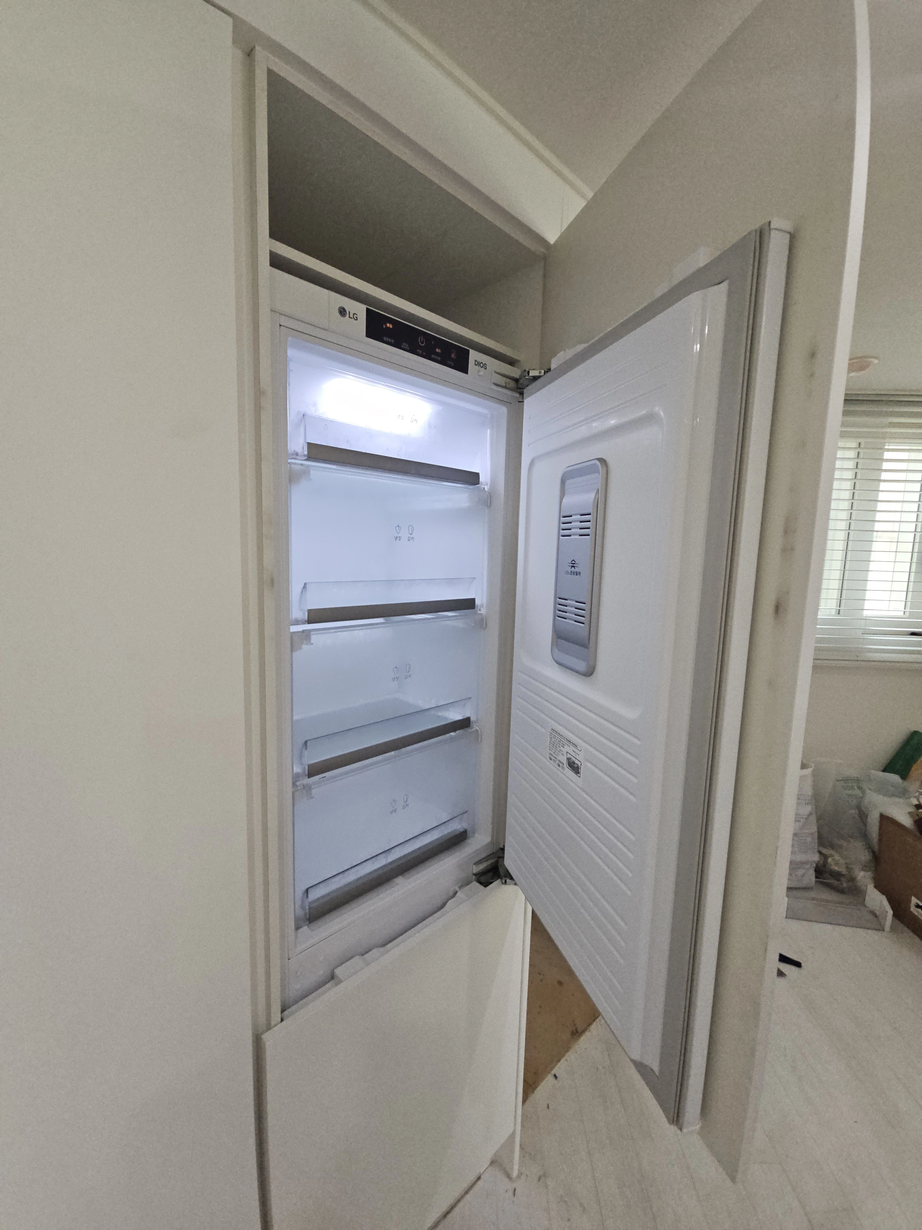 성북구 장위동 싱크대 하부장 부식 — 시공 전